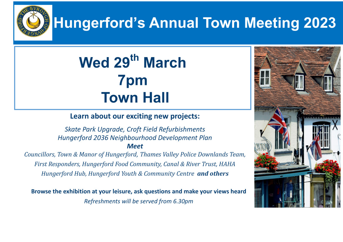Town Meeting 2023 poster
